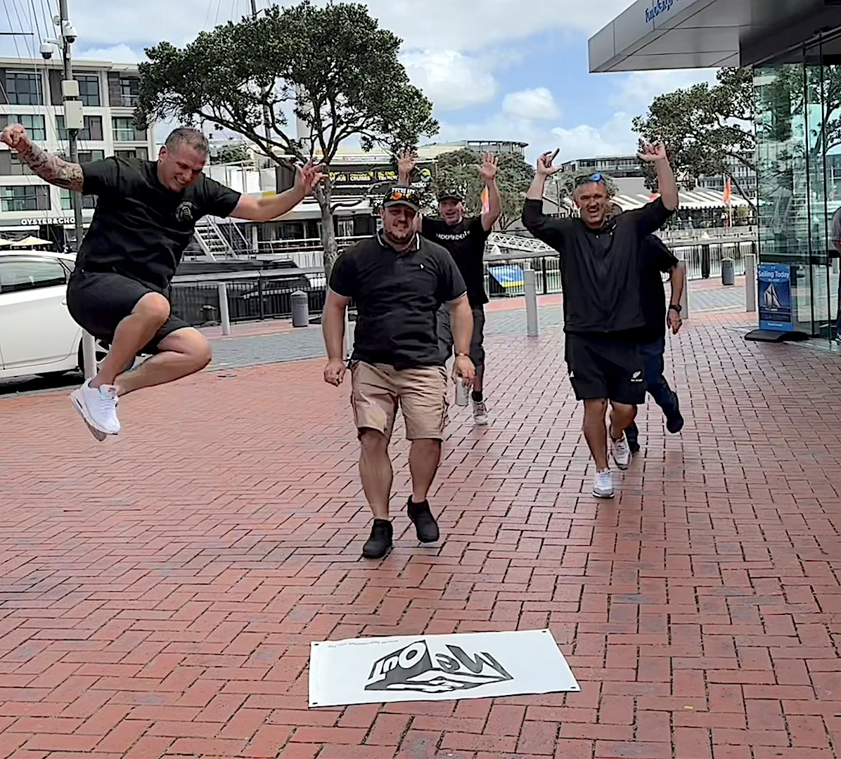 Team taking part in a Let Me Out Amazing Race